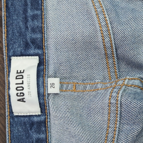 Agolde Riley in Air Blue Size 26 - Picture 4 of 6